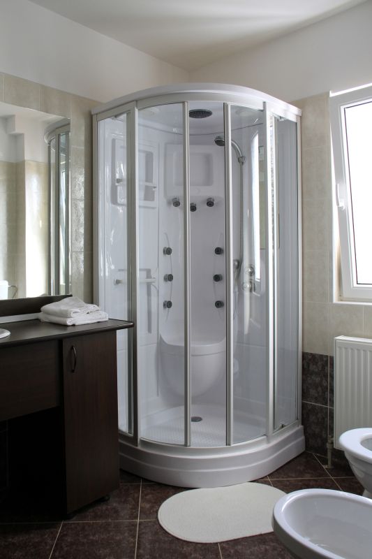 Modern Shower with Storage